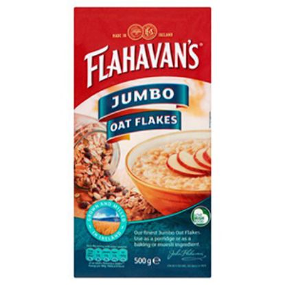 Picture of Flahavan Jumbo Oatflakes 500g x12